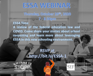 ESSA Training Event Flyer